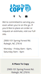 Mobile Screenshot of aplacetocopy.com
